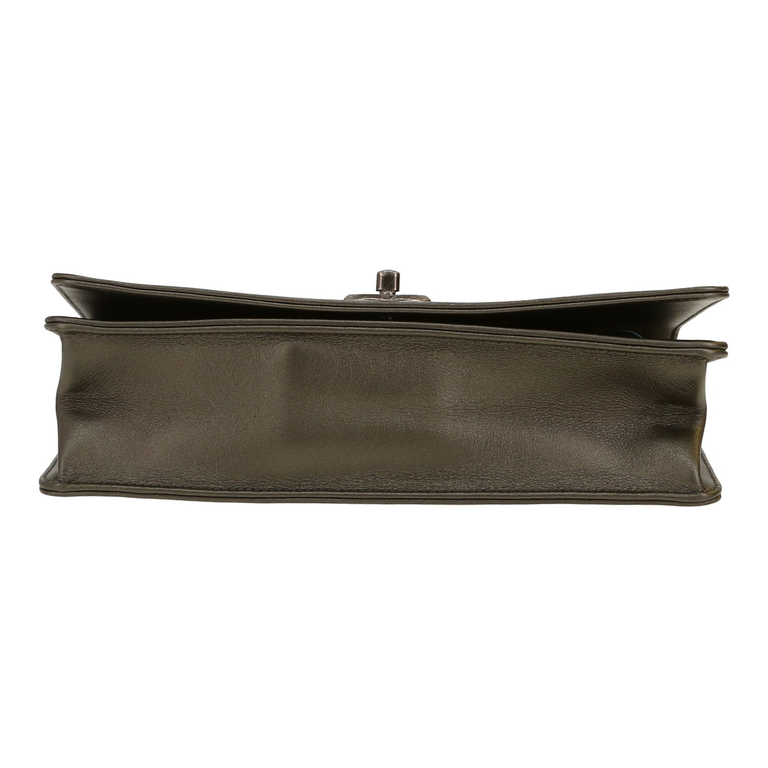 Bolso bandolera Chanel   en cuero gris metalizado - Detail D1