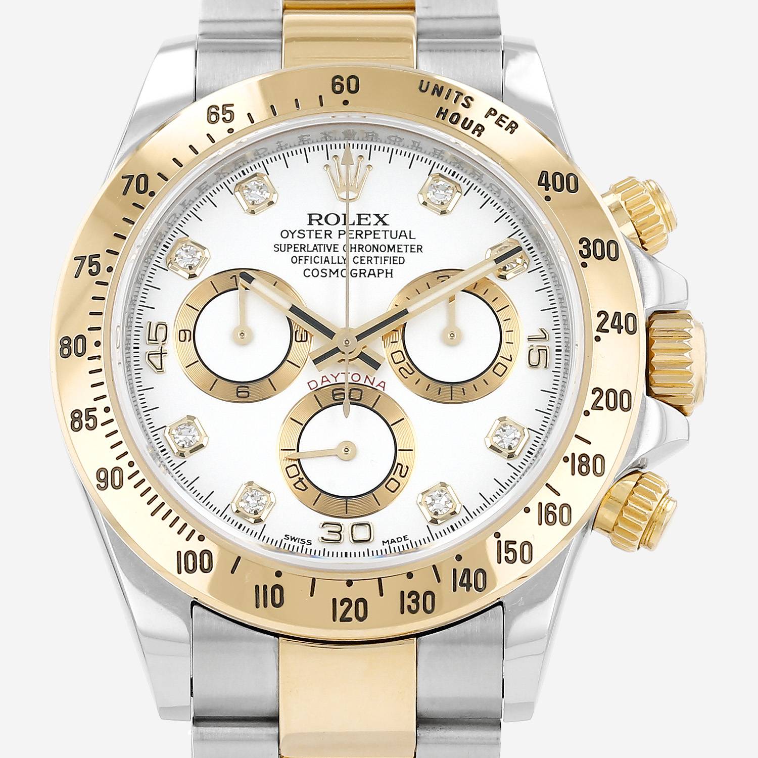 Rolex Daytona Automatique  in gold and stainless steel Ref: Rolex - 116523  Circa 2010