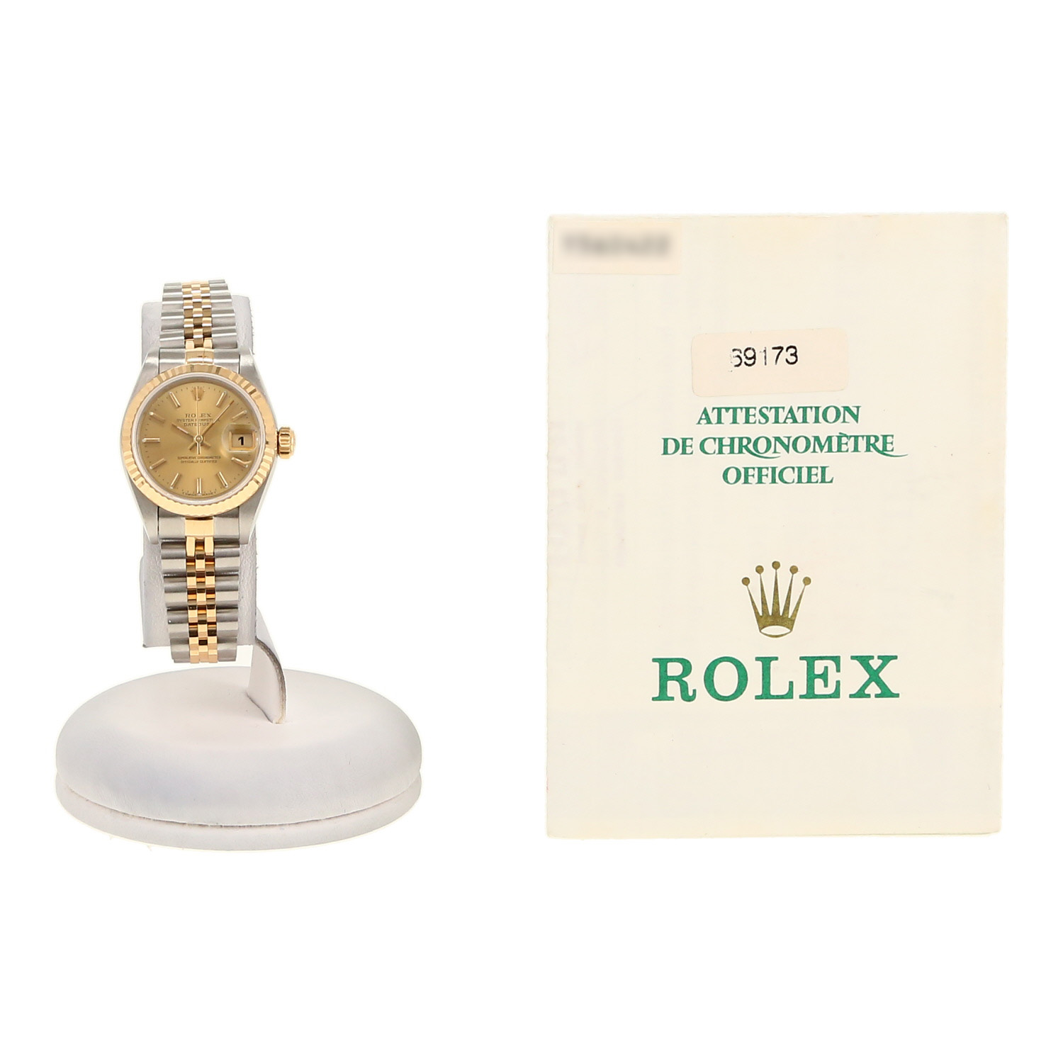 Montre Rolex Datejust Lady en or et acier Ref: Rolex - 69173  Vers 1996