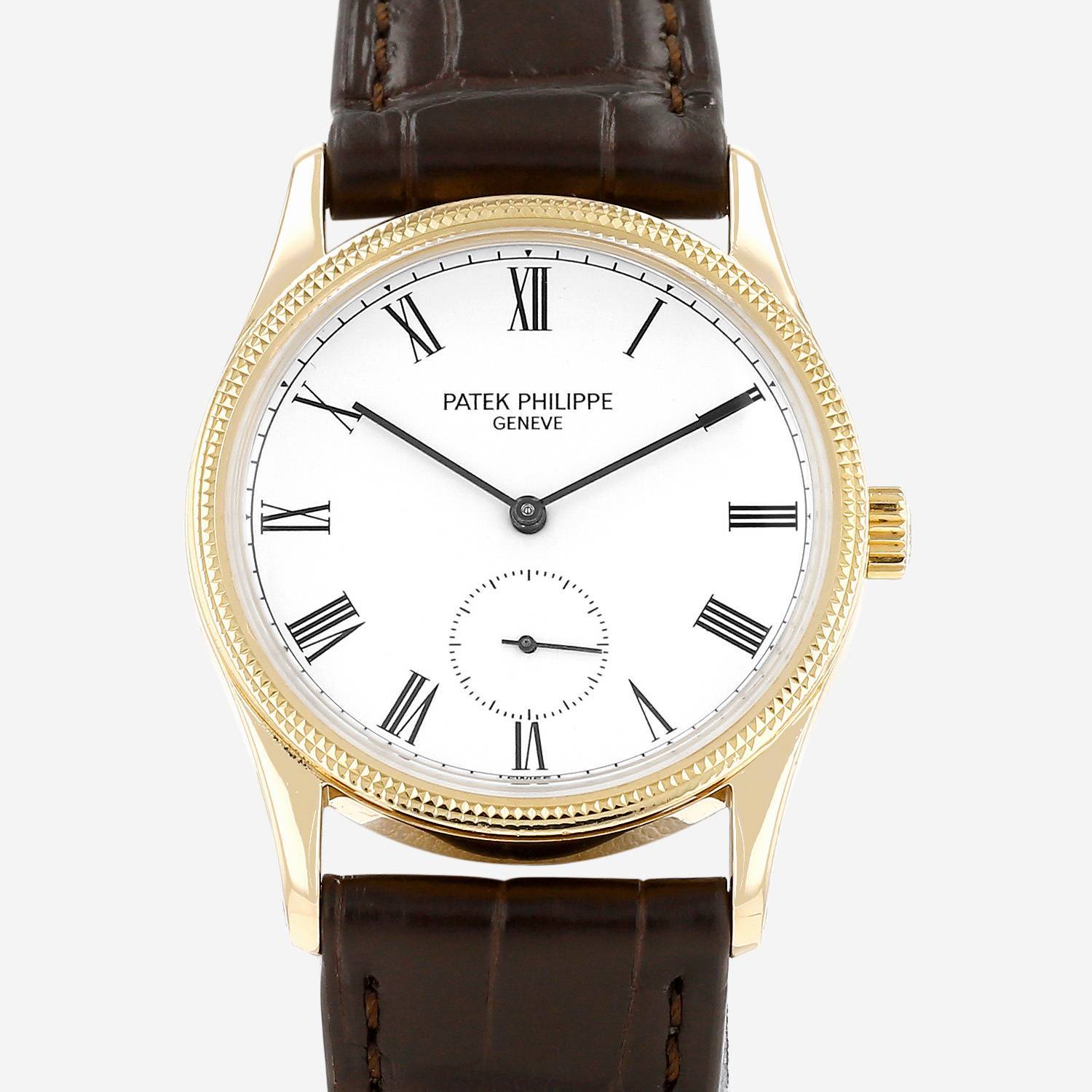 Reloj Patek Philippe Calatrava Clous De Paris de oro amarillo Ref: Calatrava Clous De Paris  Circa 1980