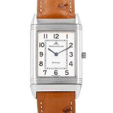 Jaeger-LeCoultre Reverso  in stainless steel and leather Ref: Jaeger Lecoultre - 250886  Circa 2000