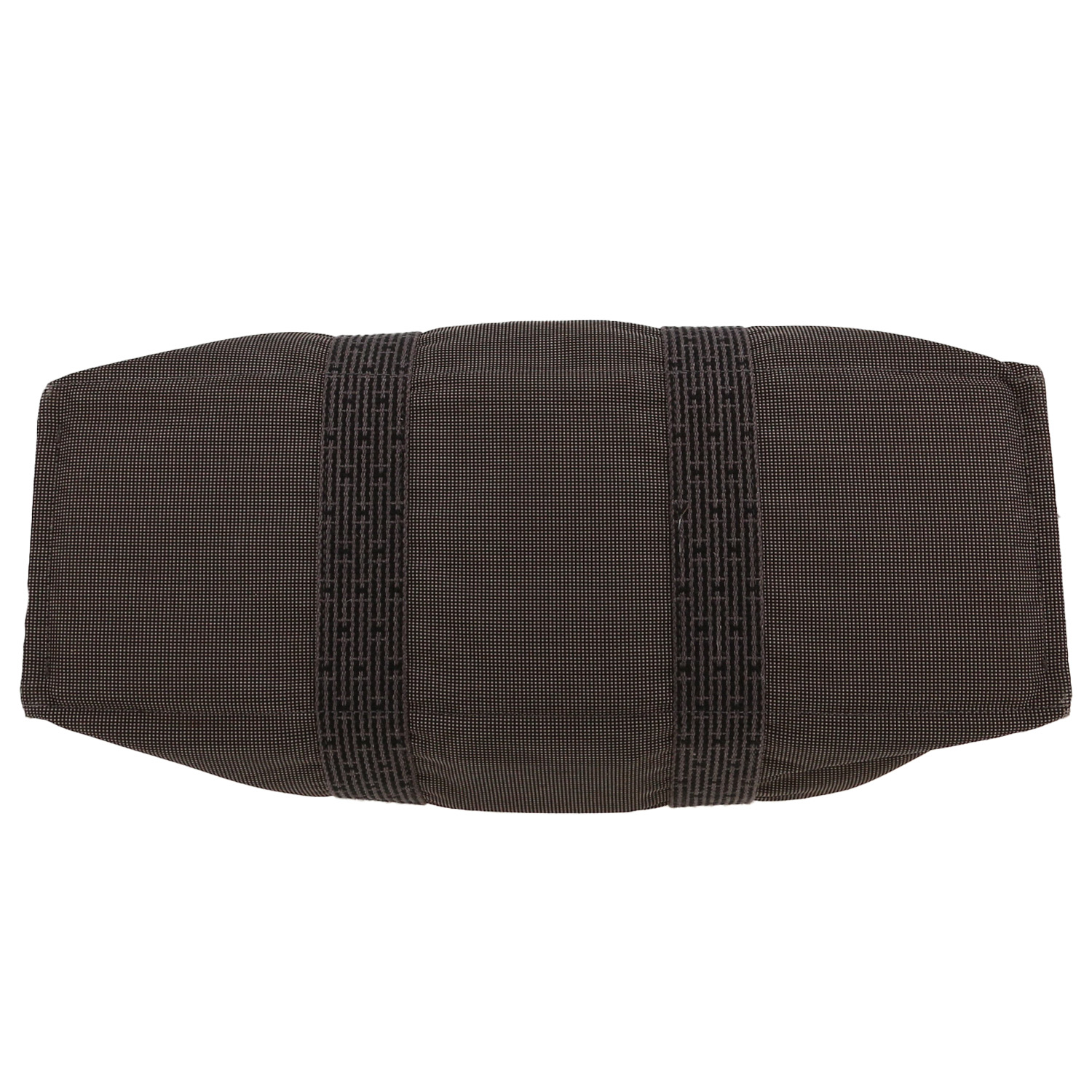 Bolso de mano Hermès  Toto Bag - Shop Bag en lona gris - Detail D1