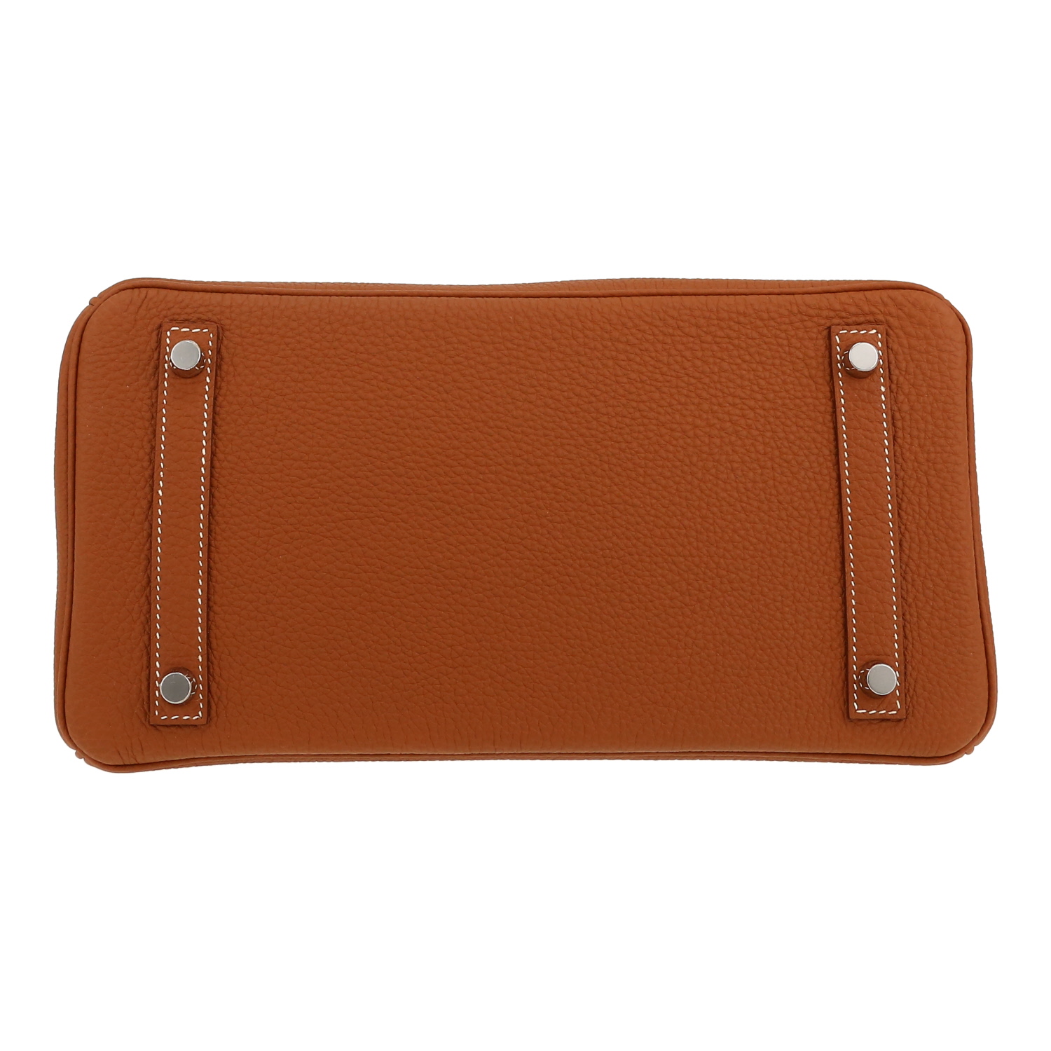 Hermès  Birkin 30 cm handbag  in gold togo leather - Detail D1