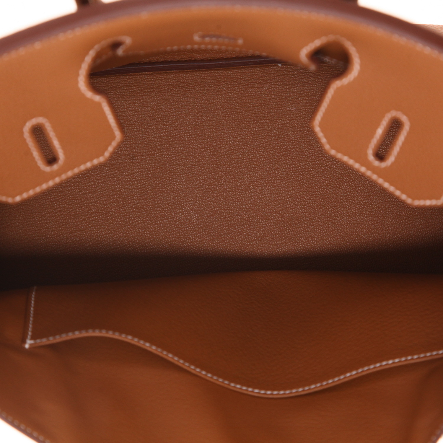 Hermès  Birkin 30 cm handbag  in gold togo leather - Detail D3