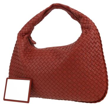 Bottega Veneta Veneta handbag in brown woven leather