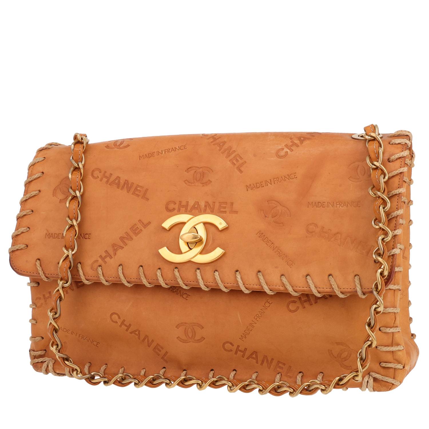 Sac Chanel Timeless Maxi Jumbo cuir 1994 occasion Sac Chanel Timeless Maxi Jumbo cuir 1994 occasion