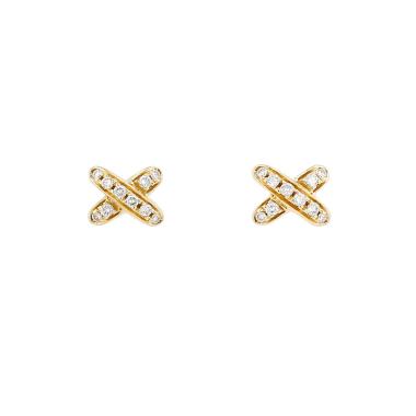 Orecchini Chaumet Lien in oro giallo e diamanti