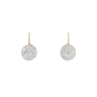 Pendientes Pomellato Sabbia de oro rosa, oro blanco y diamantes