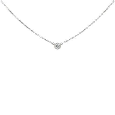Collana Tiffany 
Co Diamonds By The Yard in platino e diamante Collana Tiffany 
Co Diamonds By The Yard in platino e diamante