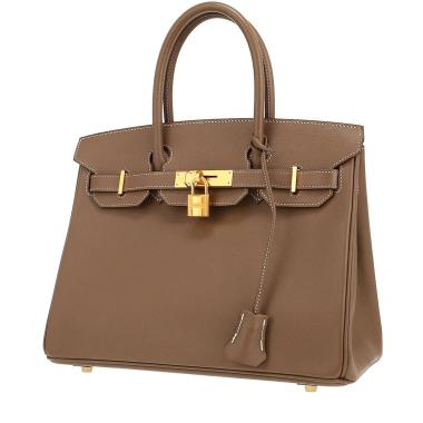 Borsa Hermès  Birkin 30 cm in pelle Epsom etoupe