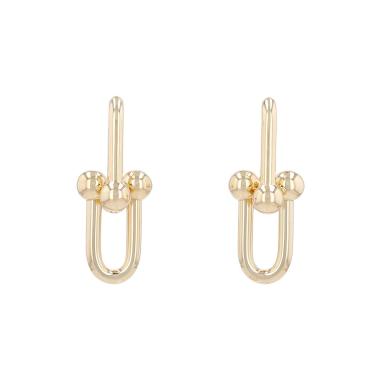 Tiffany 
Co City HardWear size XL earrings in yellow gold