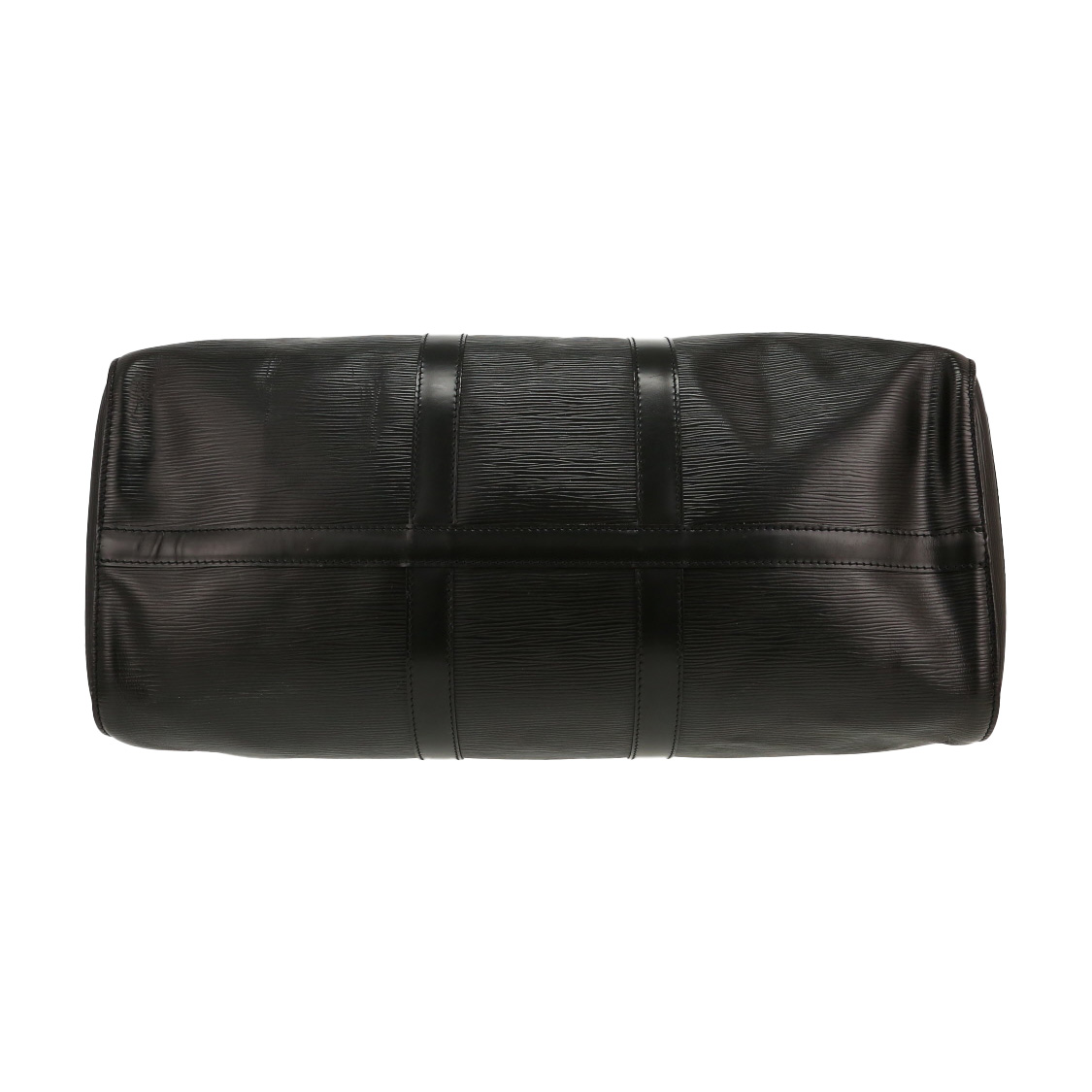 Sac de voyage Louis Vuitton  Keepall 45 en cuir épi noir - Detail D1
