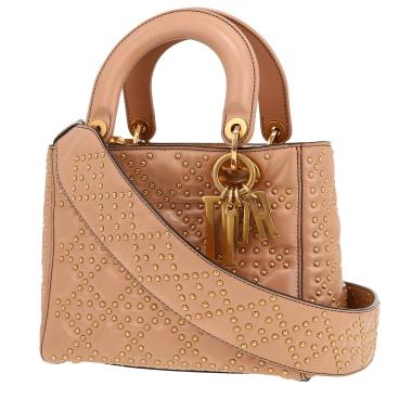 Borsa Dior  Lady Dior in pelle rosa
