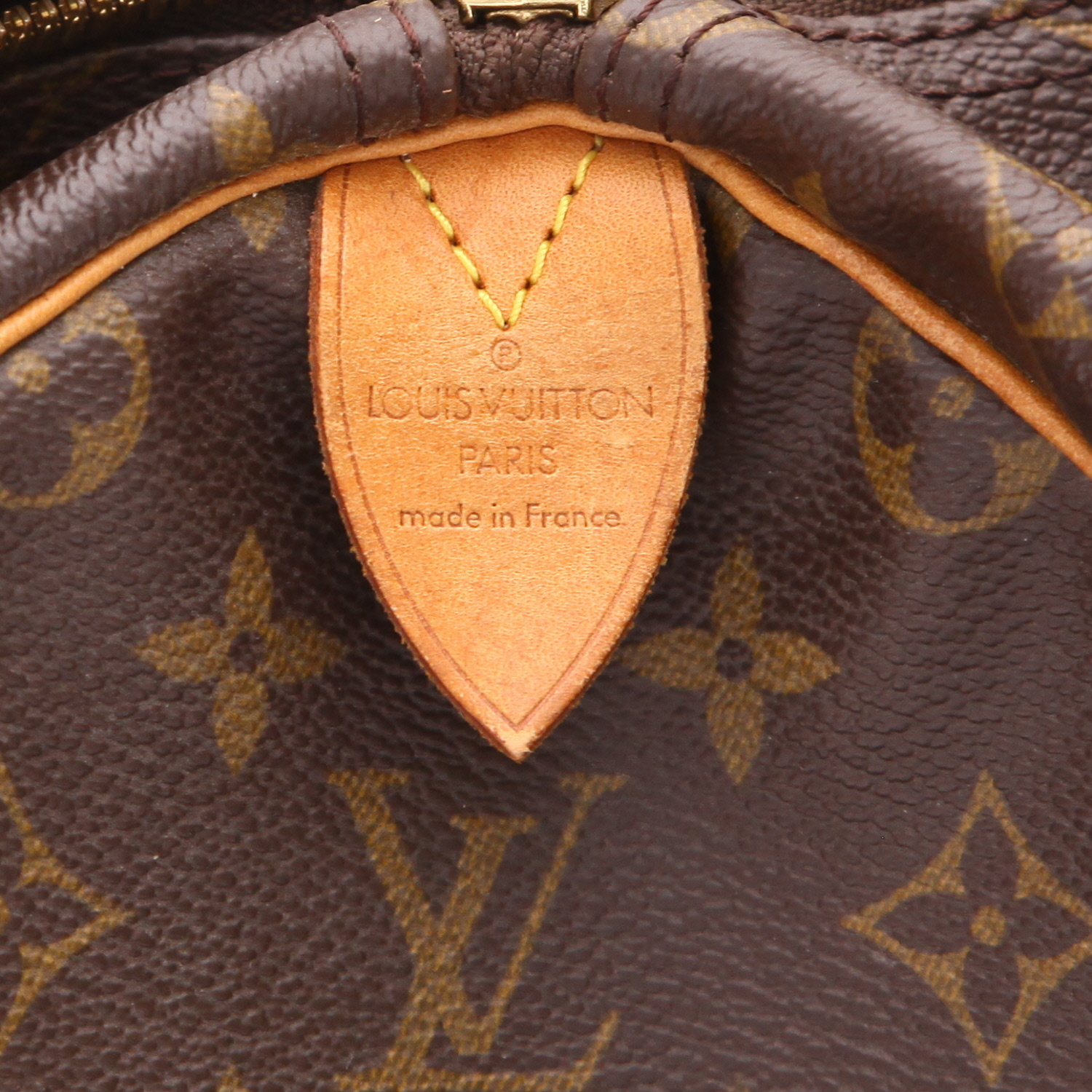Louis Vuitton  Keepall 50 travel bag  in brown monogram canvas  and natural leather - Detail D2