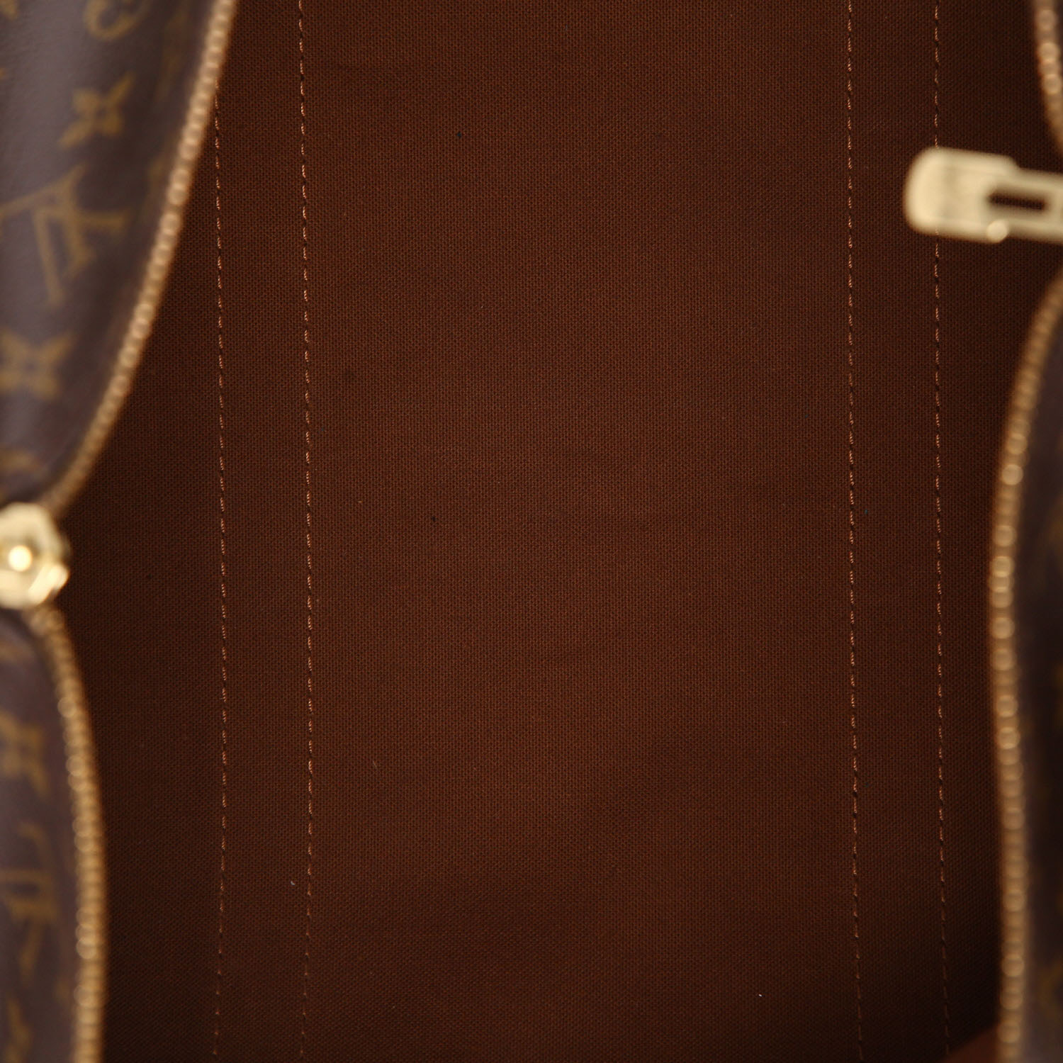 Borsa da viaggio Louis Vuitton  Keepall 50 in tela monogram marrone e pelle naturale - Detail D3
