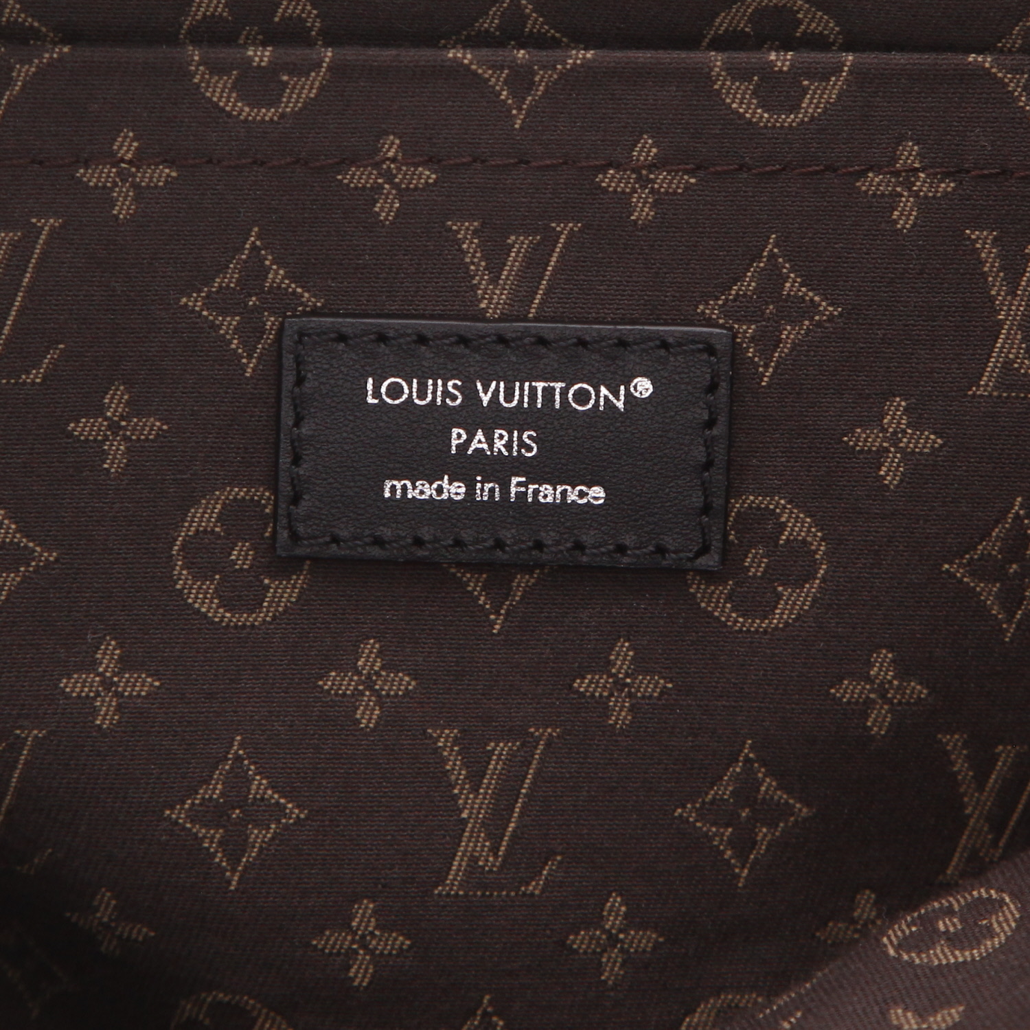 Bolso de mano Louis Vuitton  Biker en cuero granulado negro - Detail D2