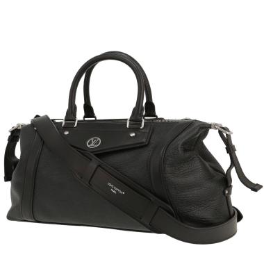 Bolso de mano Louis Vuitton  Biker en cuero granulado negro