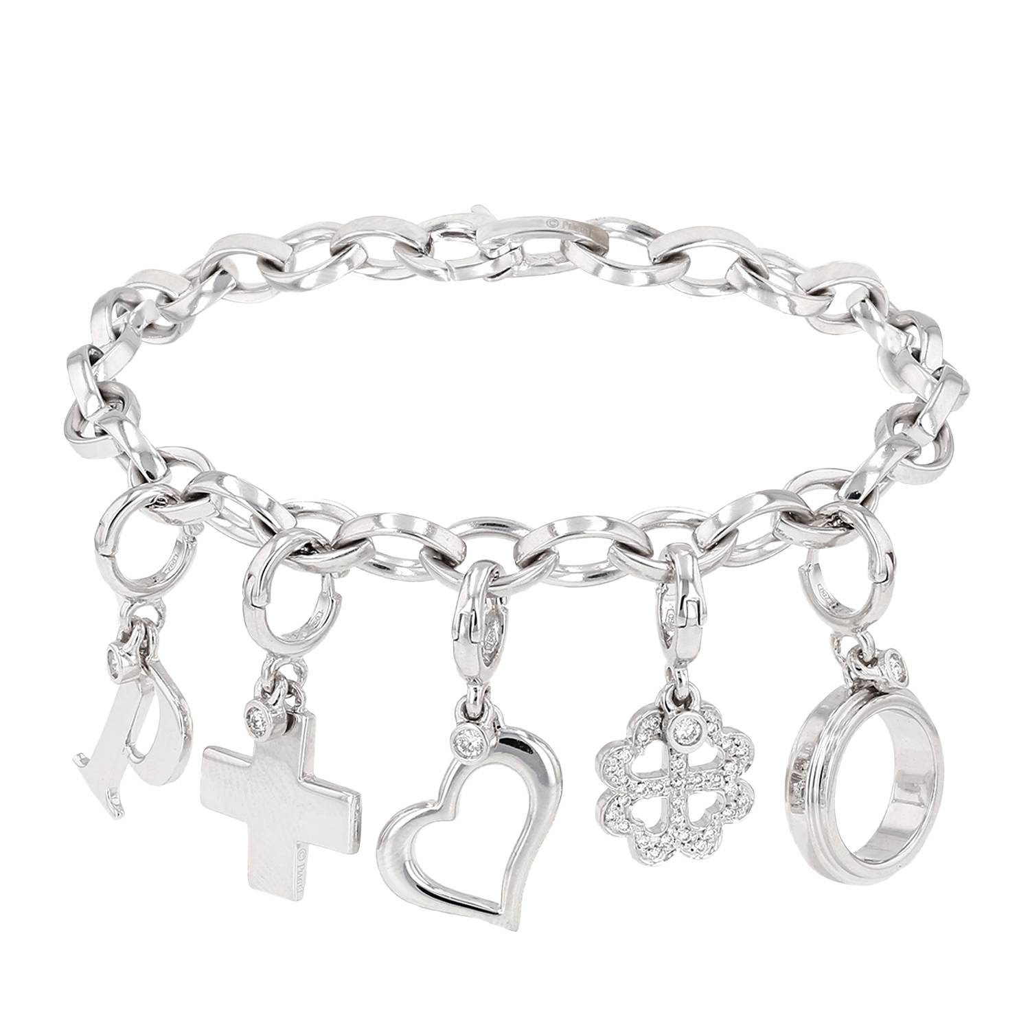 Bracelet Piaget en or blanc et diamants