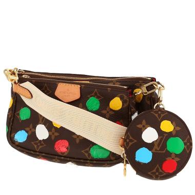 Borsa a tracolla Louis Vuitton  Multi-Pochette in tela monogram e pelle naturale