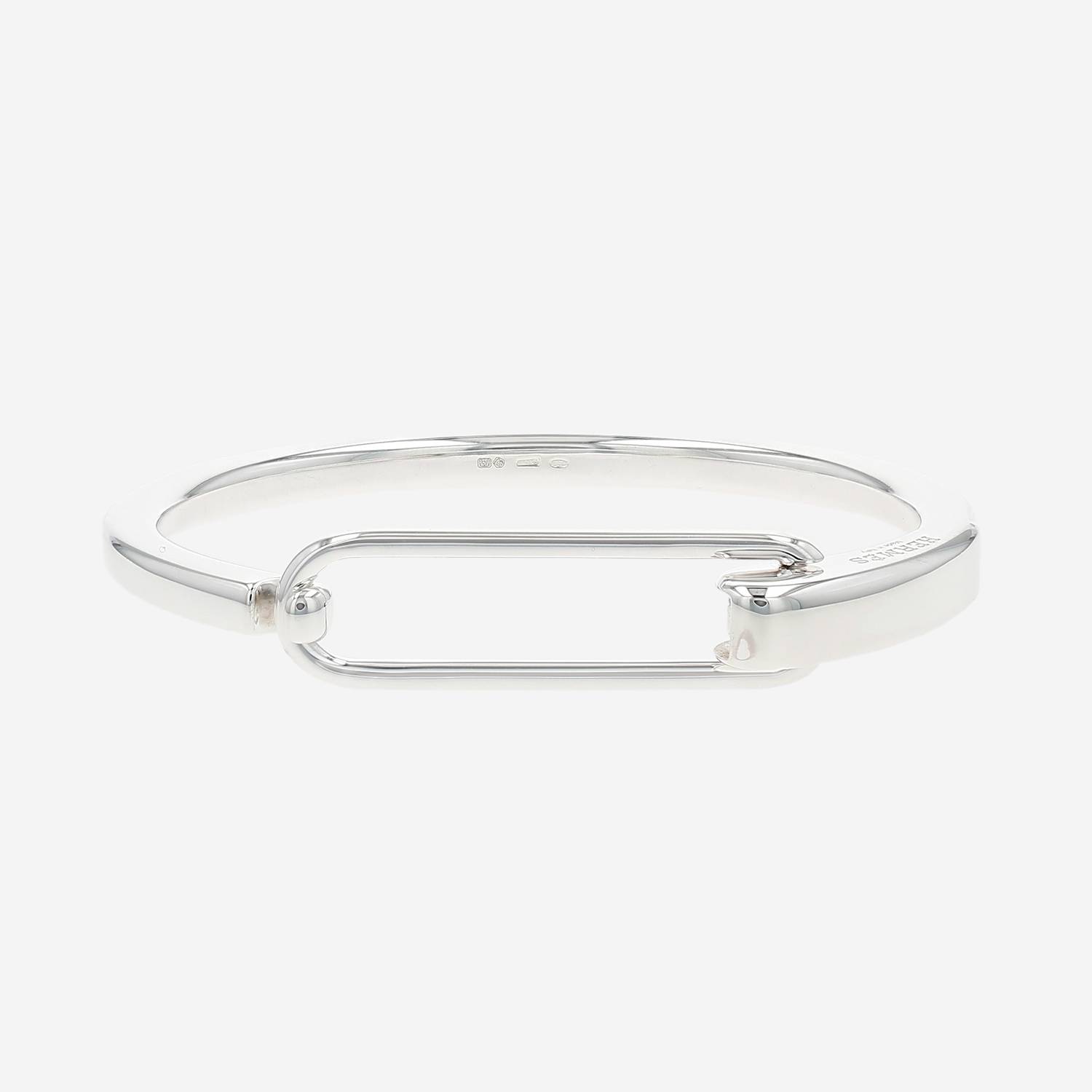Hermès Clic bracelet in silver