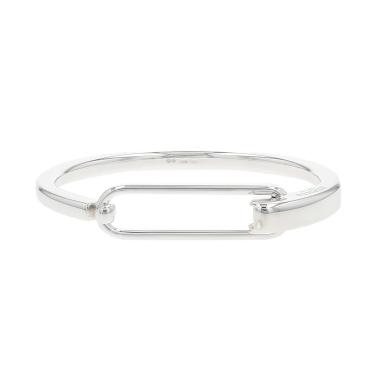 Hermès Clic bracelet in silver