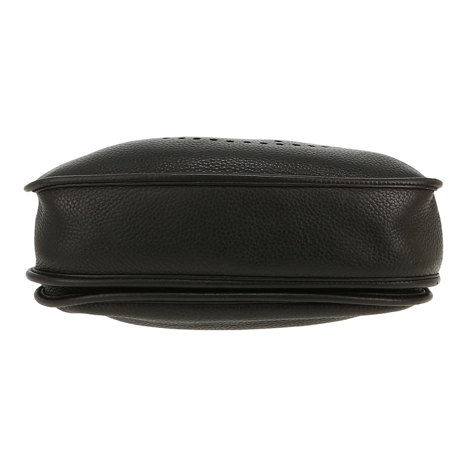 Borsa a tracolla Hermès  Evelyne in pelle togo nera - Detail D1