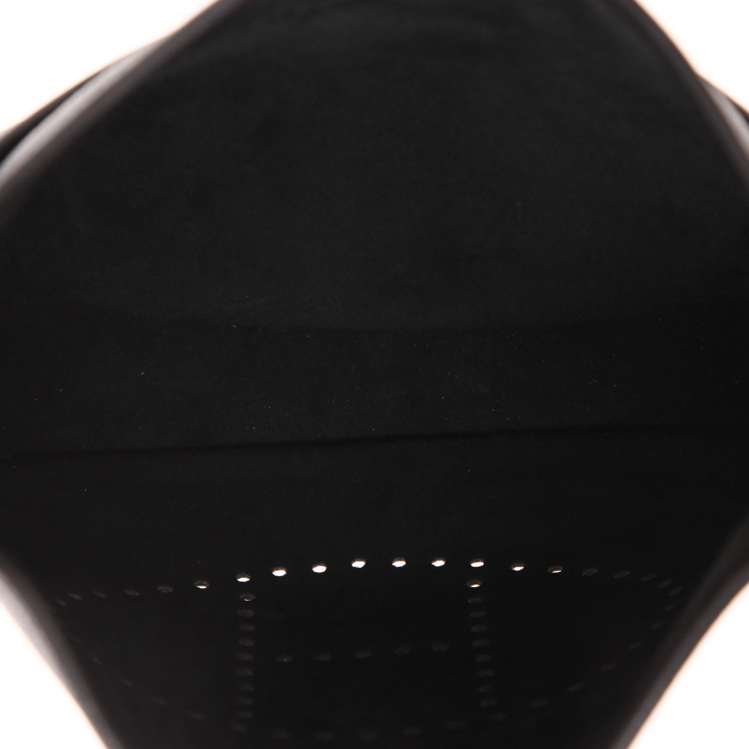 Sac bandoulière Hermès  Evelyne en cuir togo noir - Detail D3