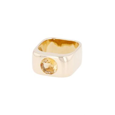 Dinh Van  ring in yellow gold and citrine
