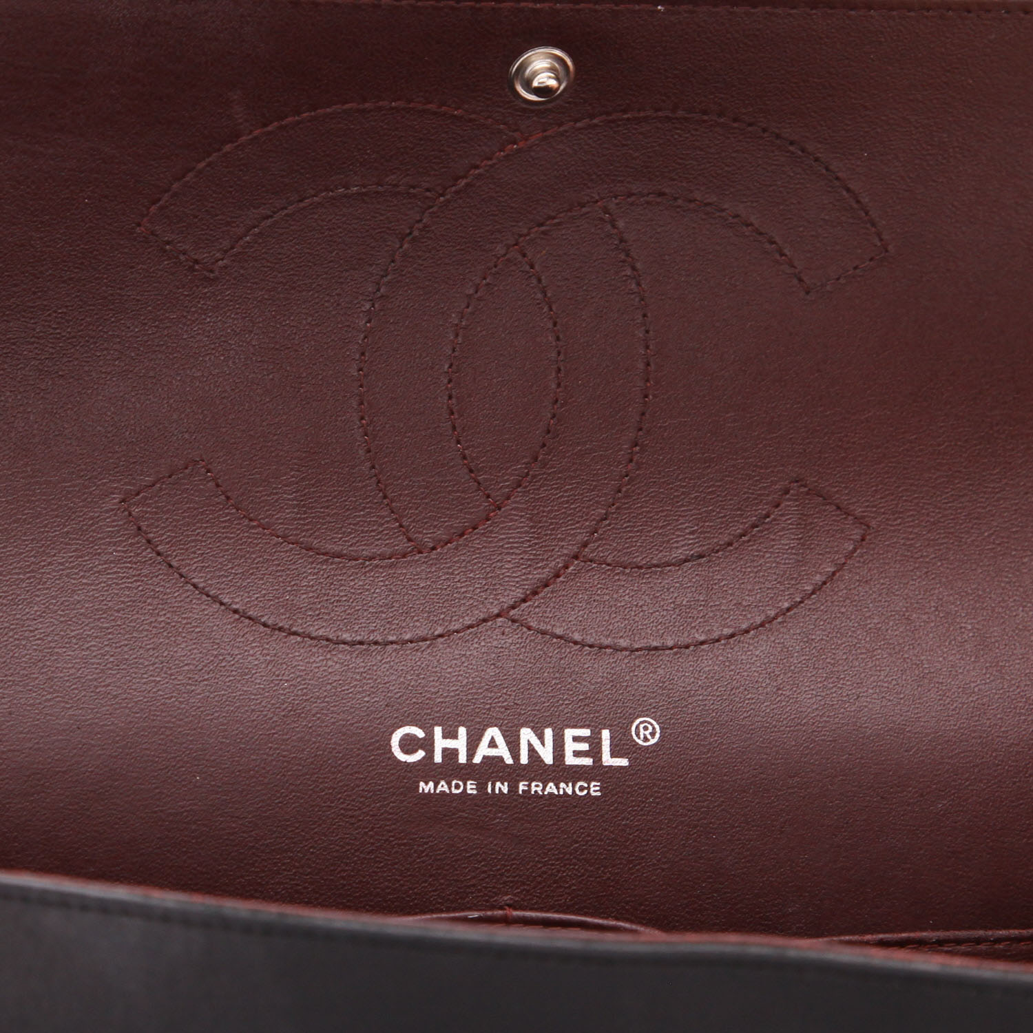 Sac bandoulière Chanel  Timeless Jumbo en cuir matelassé noir - Detail D2