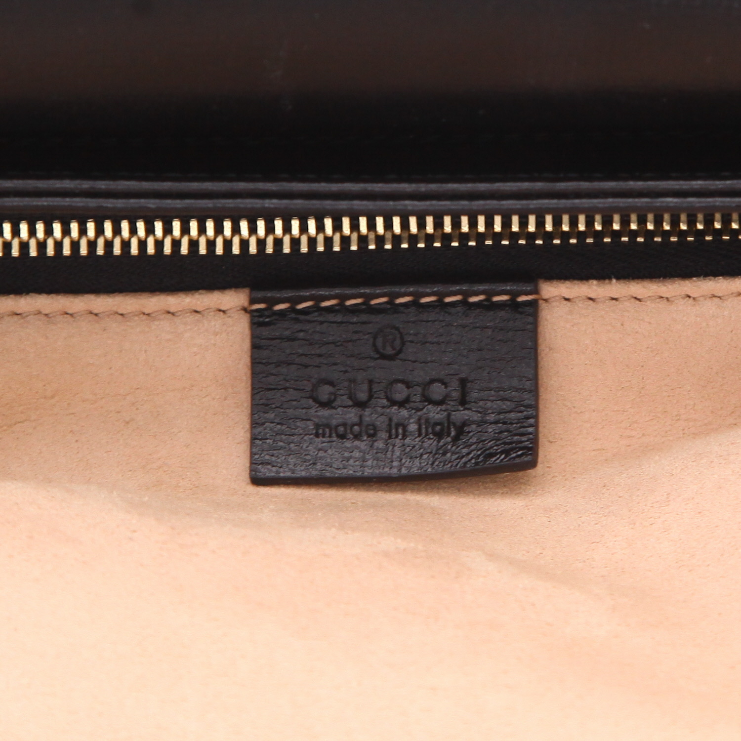 Borsa a tracolla Gucci 1955 Horsebit, modello piccolo, in pelle nera - Detail D2