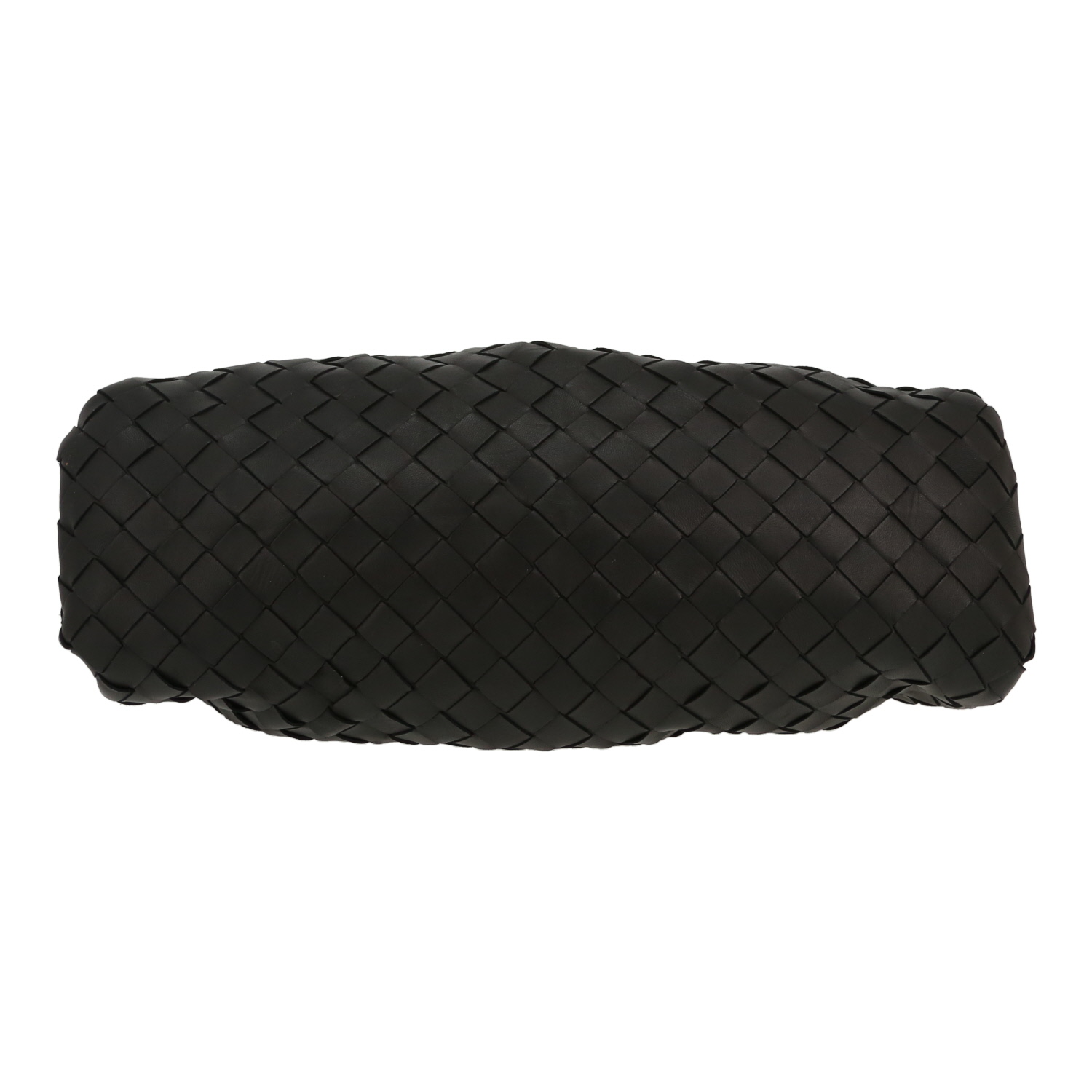 Pochette Bottega Veneta  Pouch in pelle intrecciata nera - Detail D1