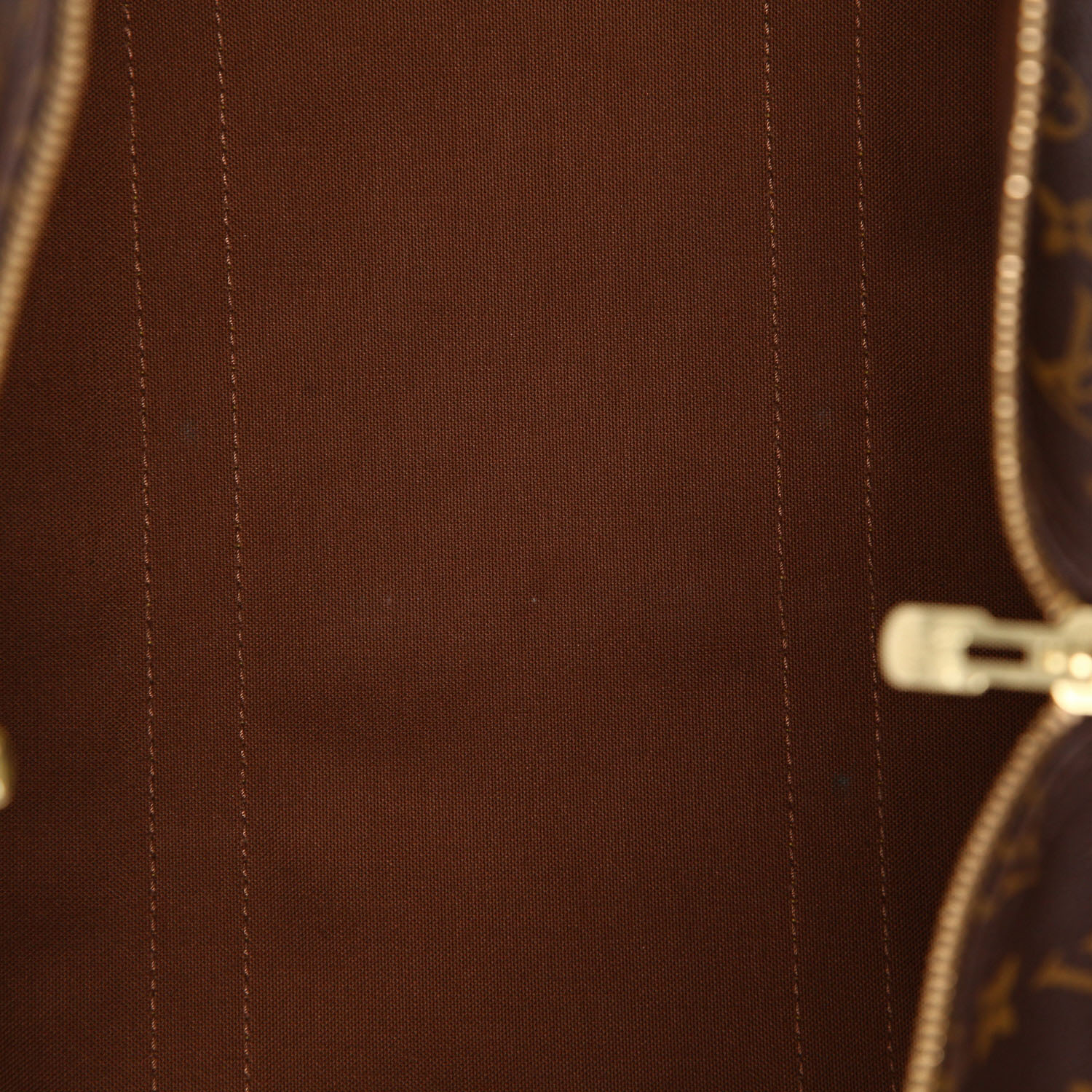 Louis Vuitton  Keepall 55 travel bag  in brown monogram canvas  and natural leather - Detail D3