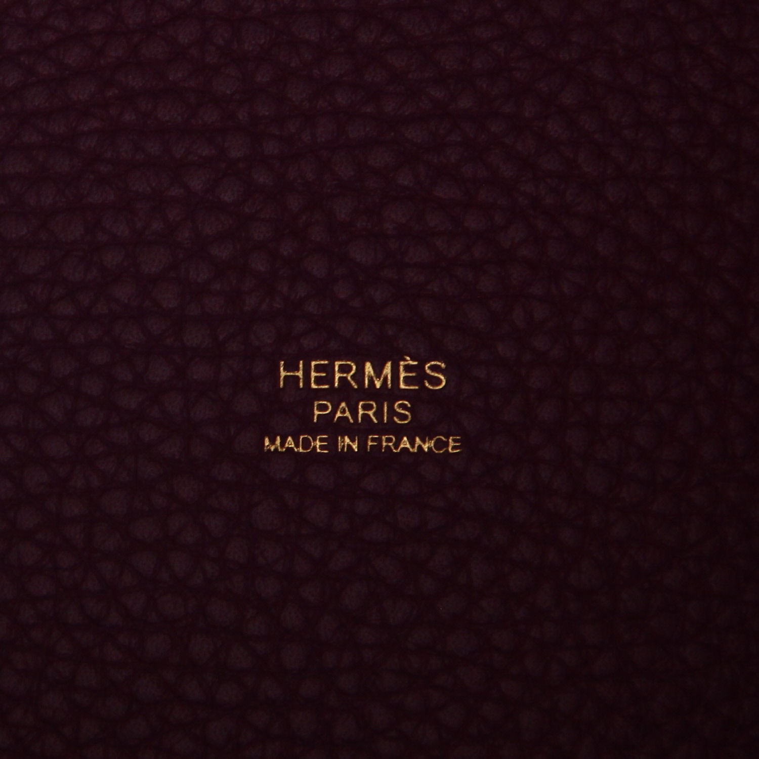 Sac à main Hermès  Picotin 22 cm en cuir taurillon clémence violet Anemone - Detail D2