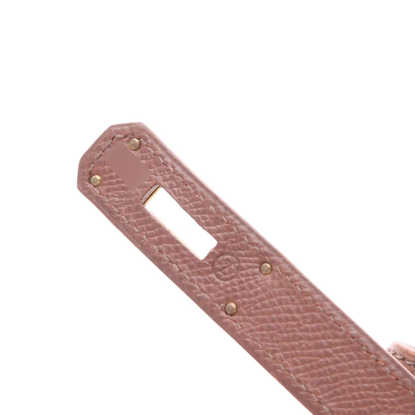 Sac à main Hermès  Kelly 32 cm en cuir Courchevel marron - Detail D4