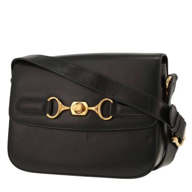 Borsa Celine vintage in pelle nera, da spalla o a mano