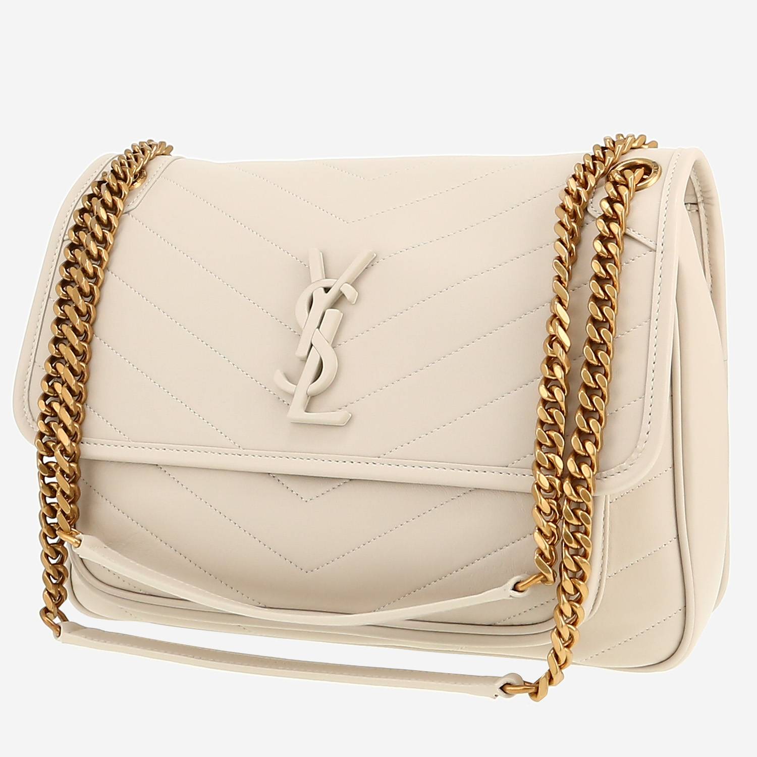 Borsa Saint Laurent  Niki in pelle bianca