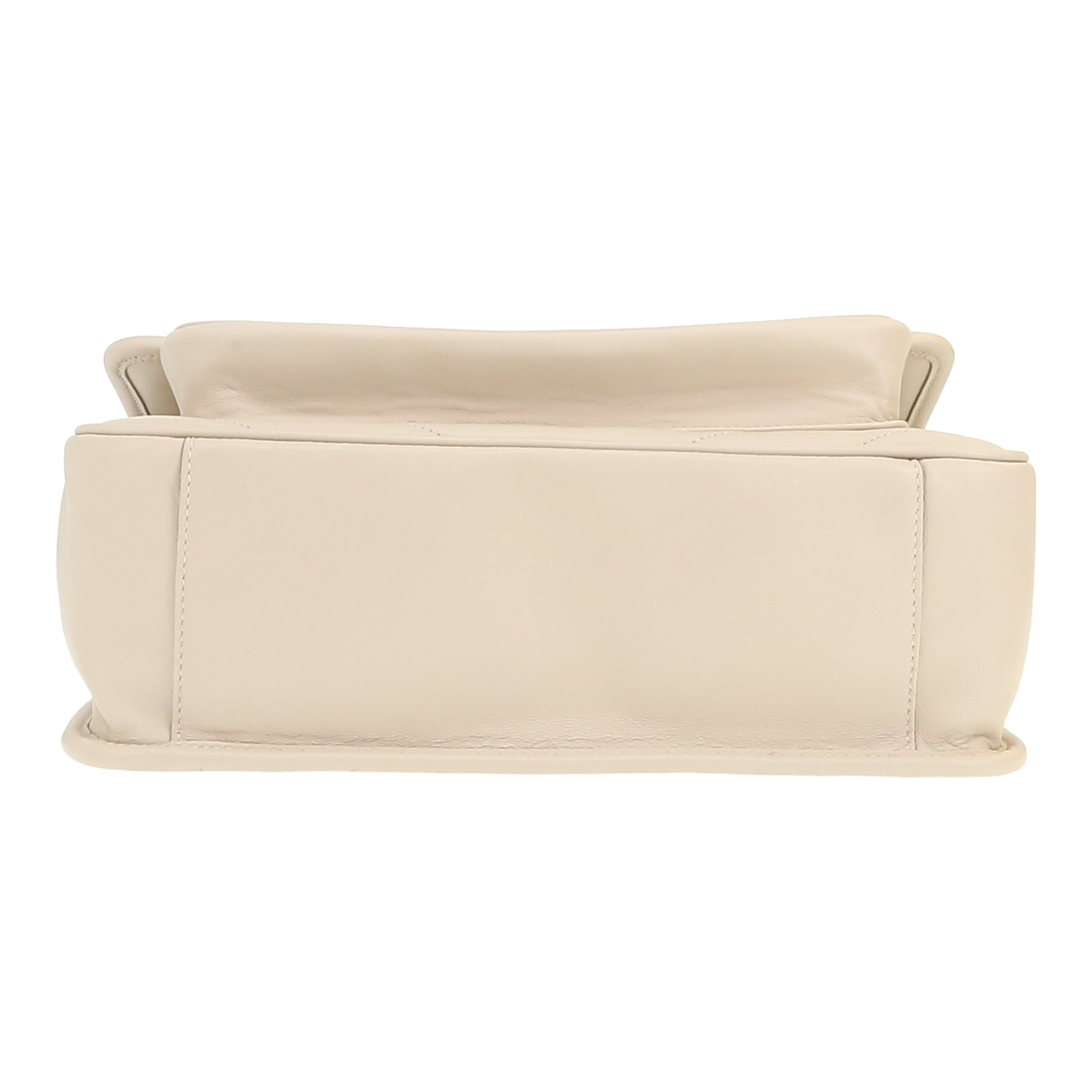 Bolso de mano Saint Laurent  Niki en cuero blanco - Detail D1