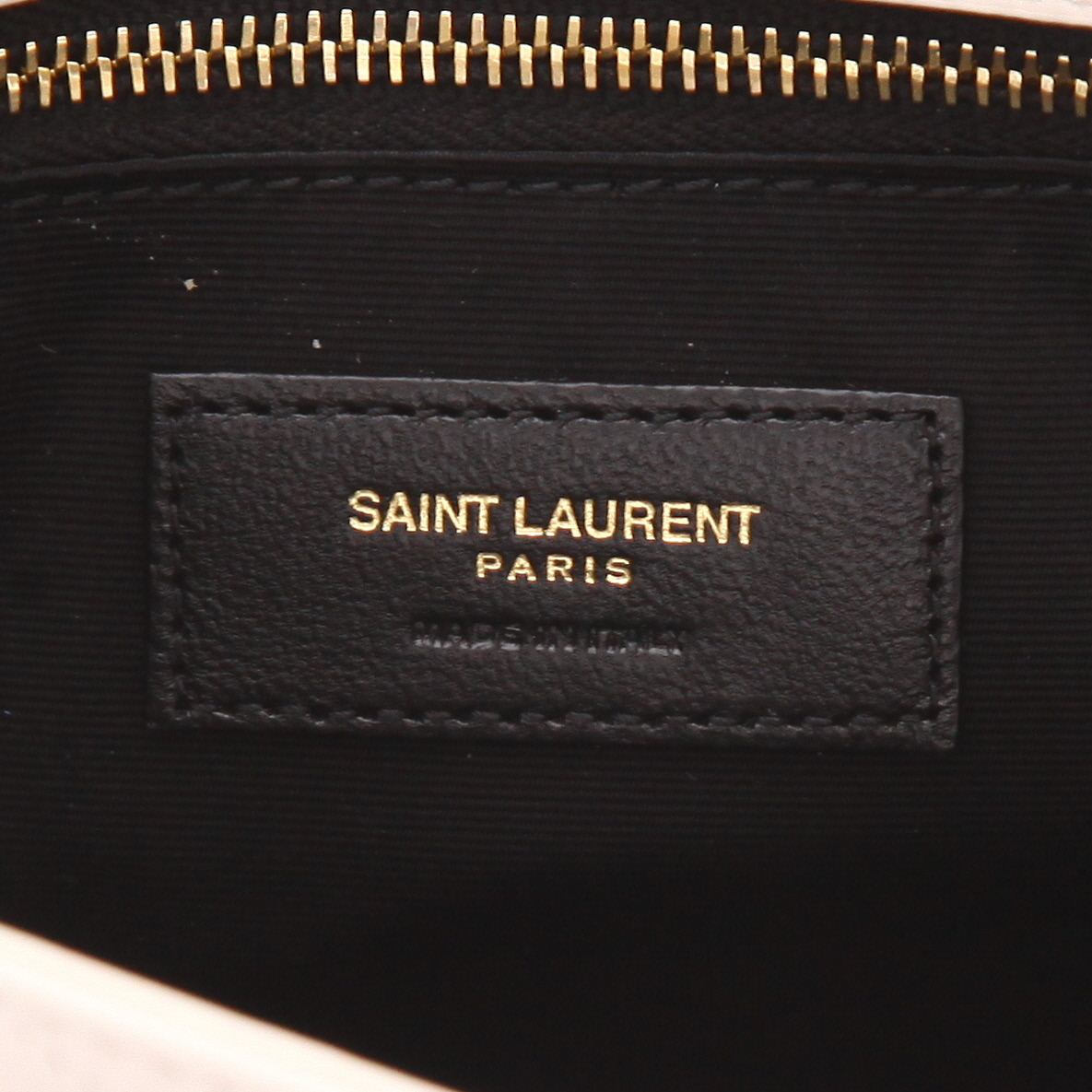 Bolso de mano Saint Laurent  Niki en cuero blanco - Detail D2
