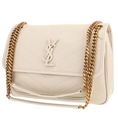 Borsa Saint Laurent  Niki in pelle bianca