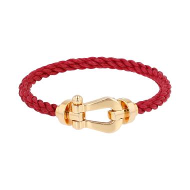 Brazalete Fred Force 10 modelo grande de oro amarillo