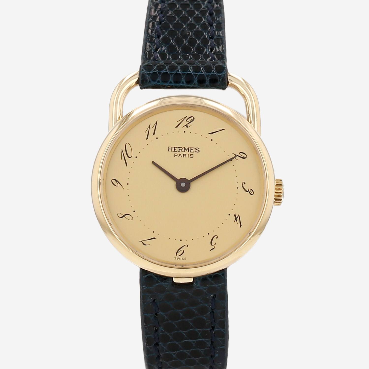 Reloj Hermès Arceau de oro amarillo Ref: Arceau 