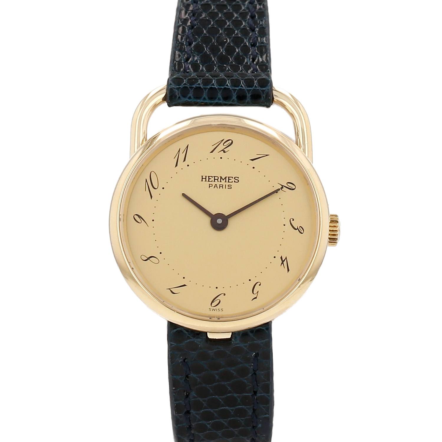 Montre Hermès Arceau en or jaune Ref: Arceau