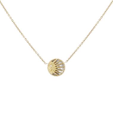 Dior Rose Céleste necklace in yellow gold, mother of pearl and diamonds