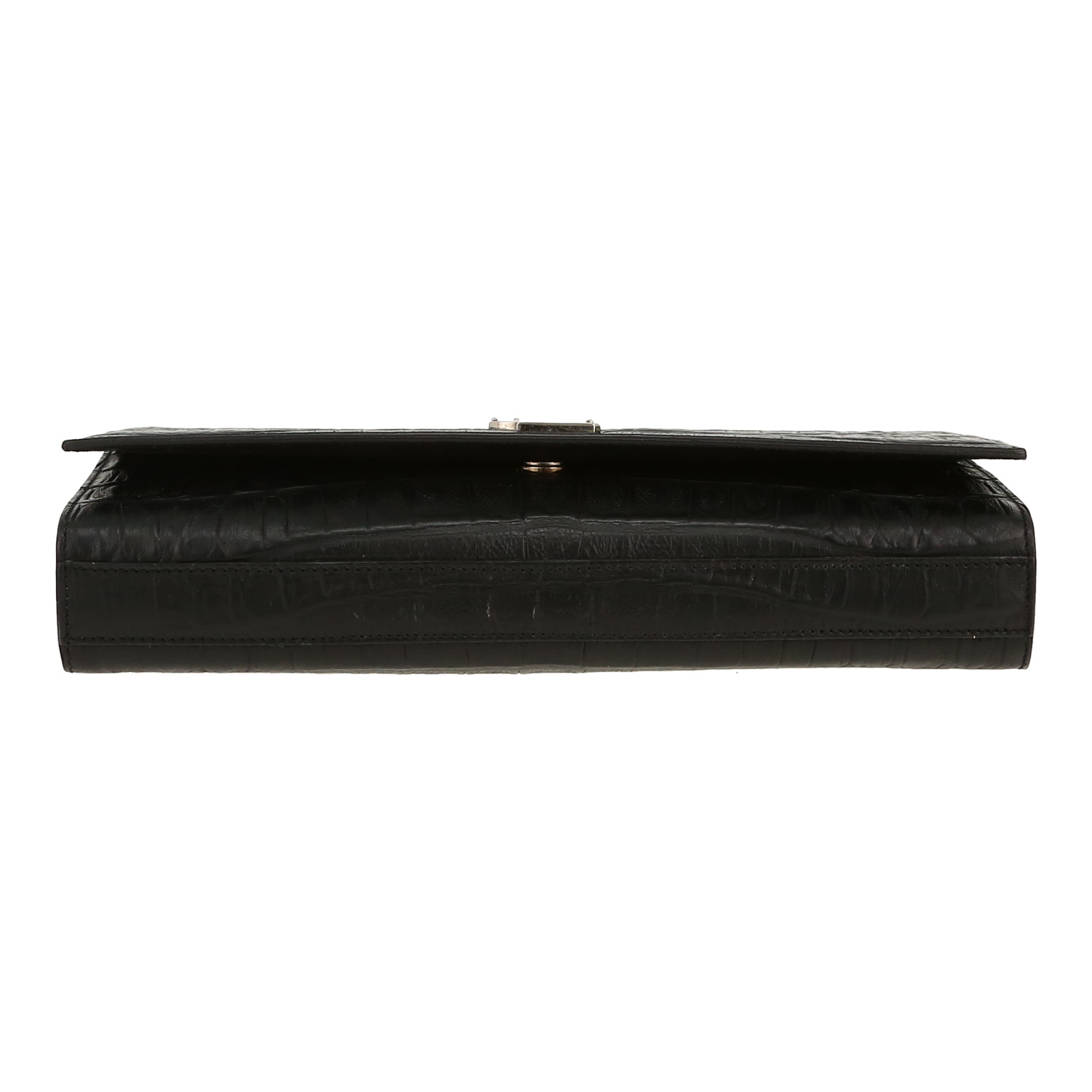 Pochette Saint Laurent  Kate in pelle nera - Detail D1