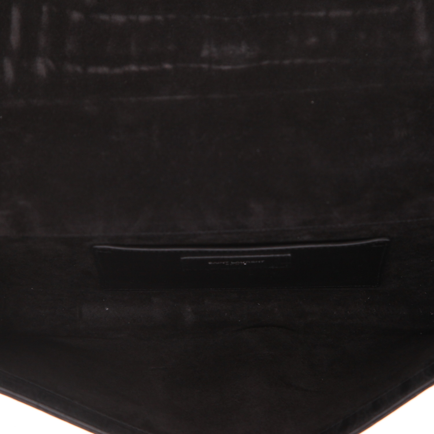Pochette Saint Laurent  Kate en cuir noir - Detail D3