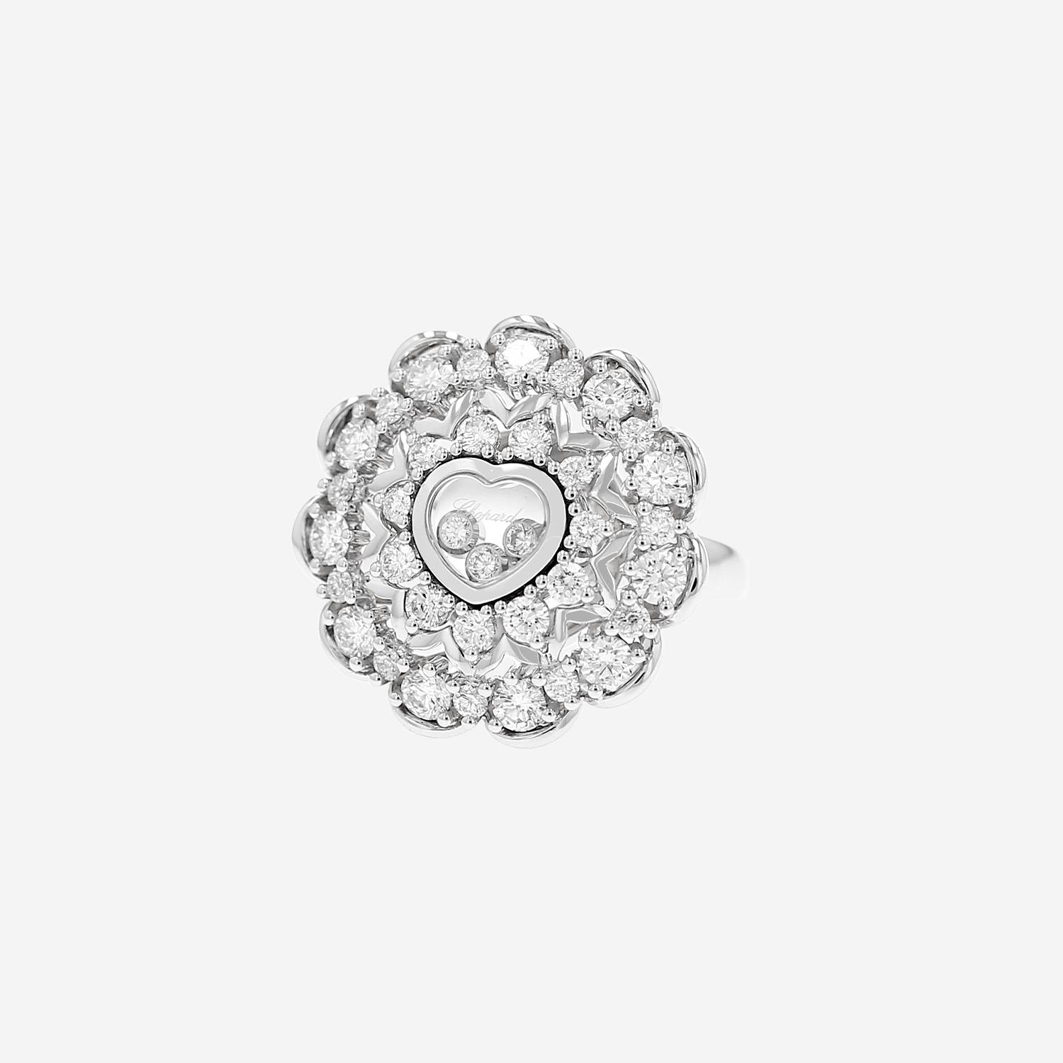 Chopard Happy Diamonds ring in white gold and diamonds