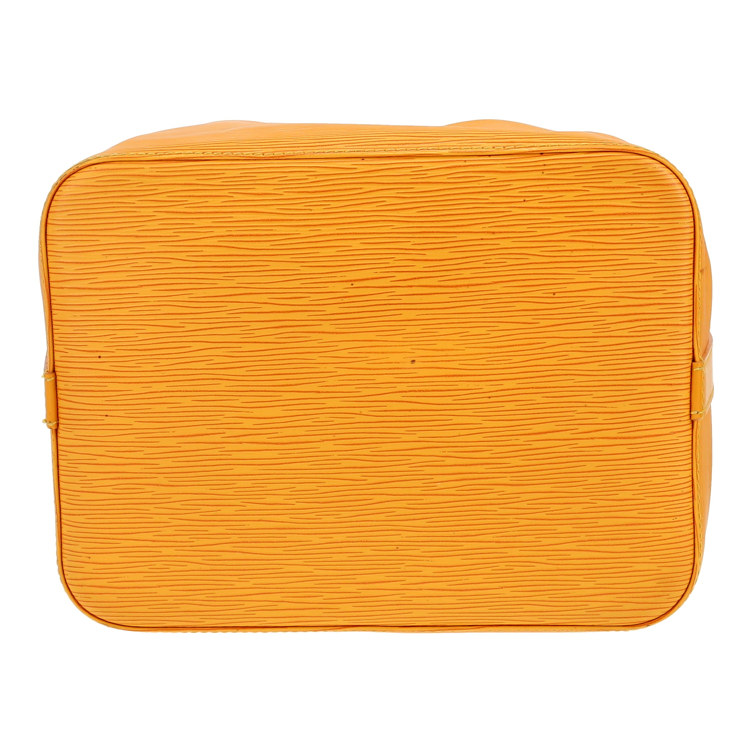 Louis Vuitton  Noé handbag  in yellow epi leather - Detail D1