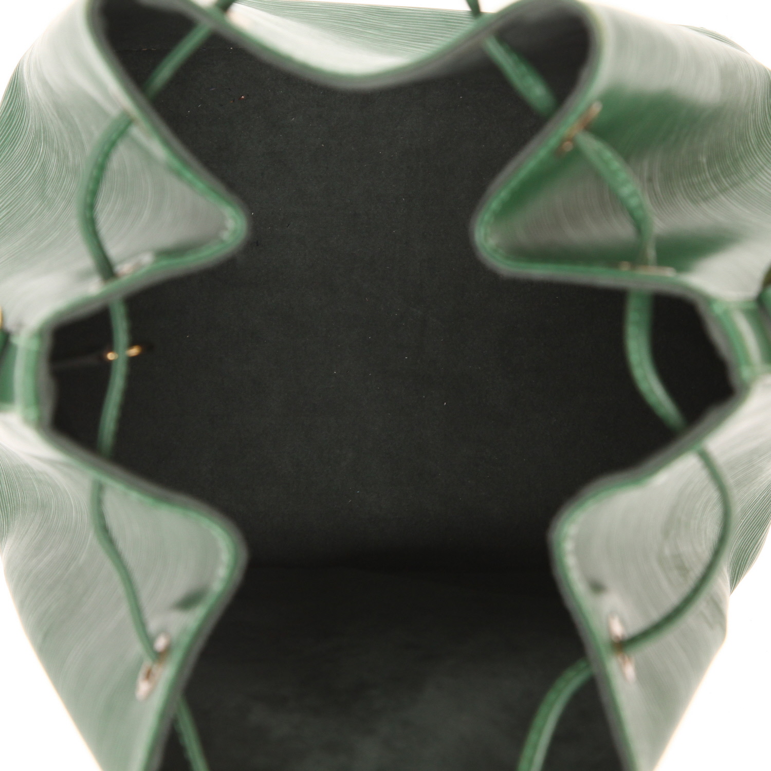 Borsa Louis Vuitton  Petit Noé in pelle Epi verde - Detail D3