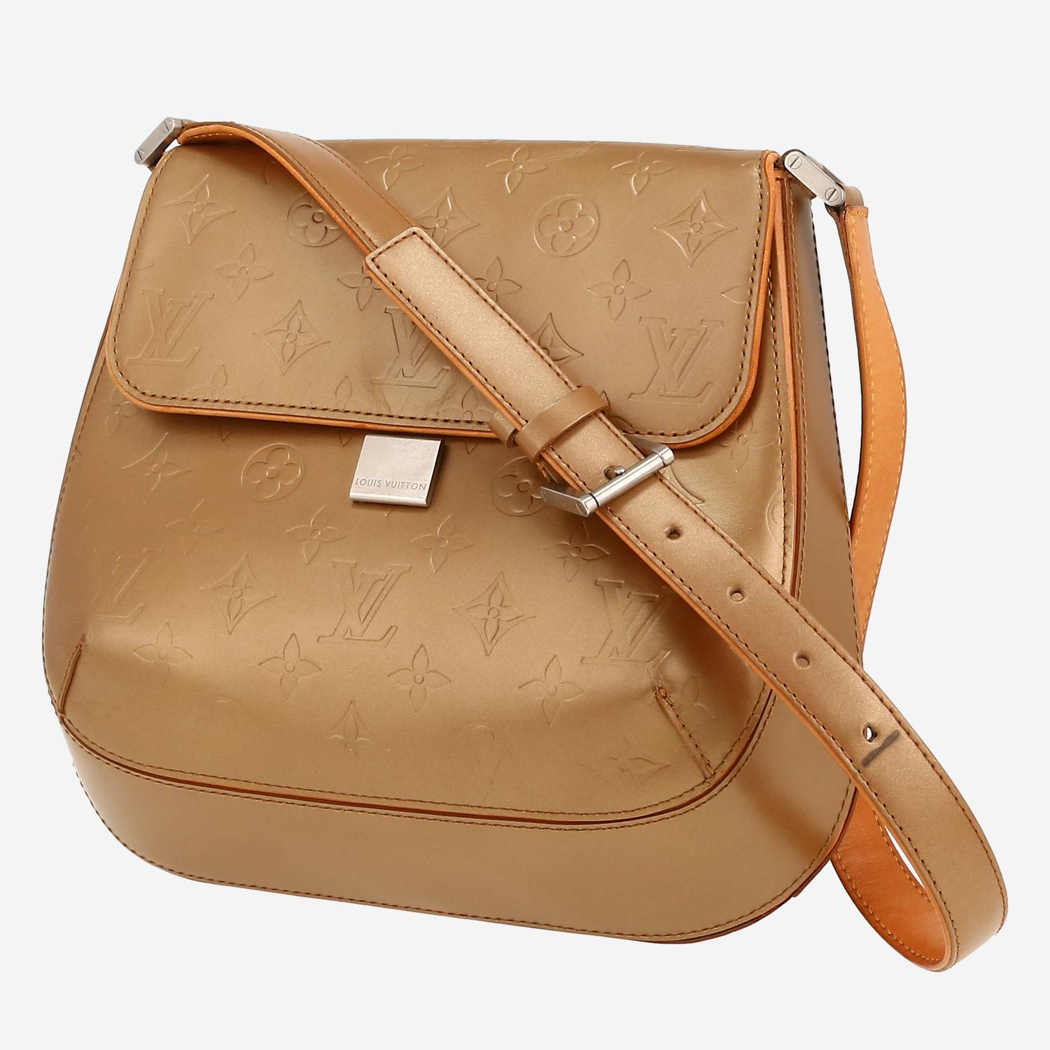Louis Vuitton  Ambre shoulder bag  in gold monogram patent leather