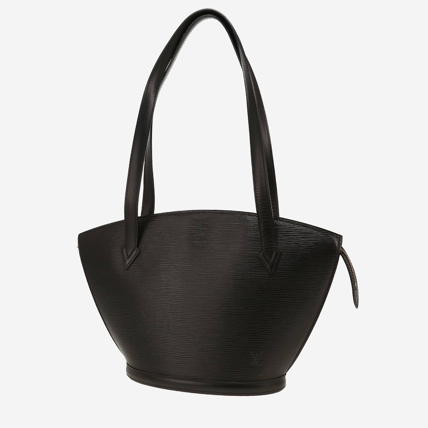 Bolso de mano Louis Vuitton  Saint Jacques en cuero Epi negro